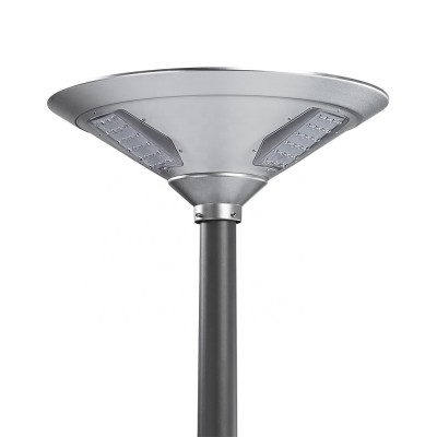 2019 new Outdoor all in one 20W UFO Round integrated Led Solar Garden street Light