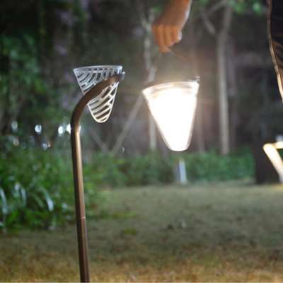 2019 new Outdoor Color Changing LED lamp handing lanterns RGB Pathway landscape Hand carry Stick Solar Stake garden line Lights